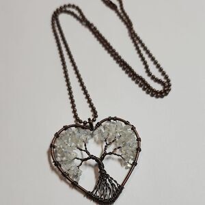 Heart-Shaped Tree of Life Necklace